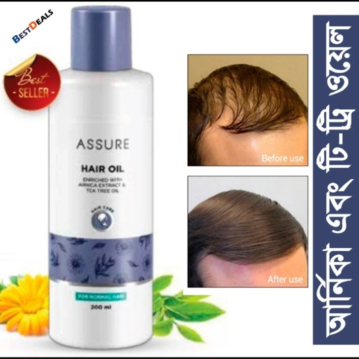 Assure Hair Oil With  Arnica & Tea Tree oil 200ml India