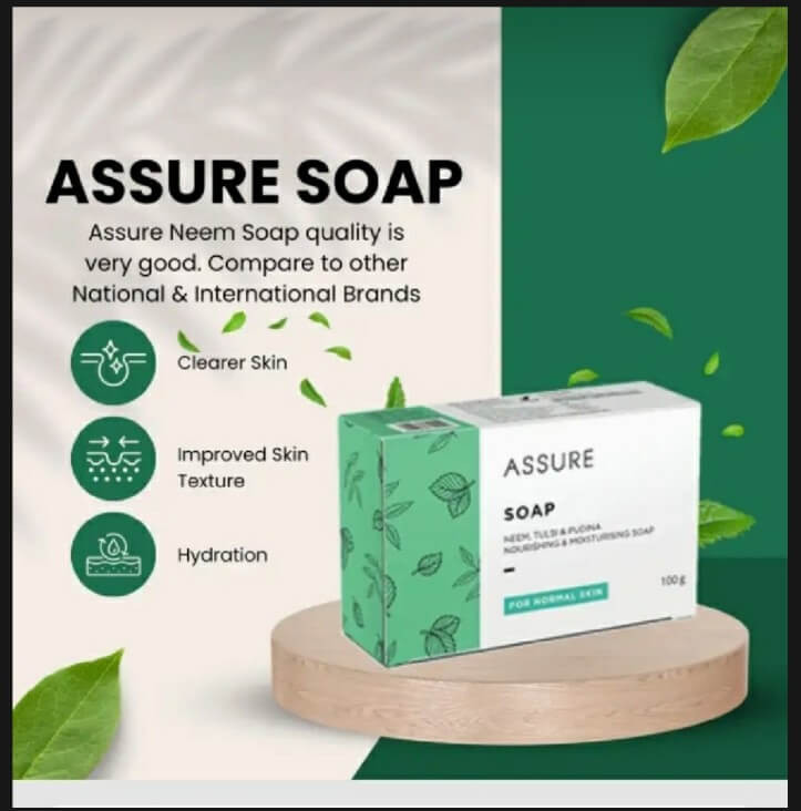 Assure Neem Pudina Tulsi Soap 100g BD.1p